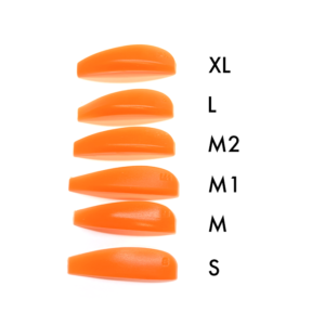 Orange Silicone Rollers (6 pairs)PLATINUM