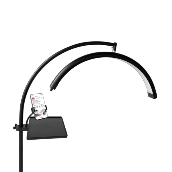 Moon Lamp Shelf with Phone Holder
