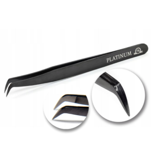 Tweezers Black Laser PLATINUM