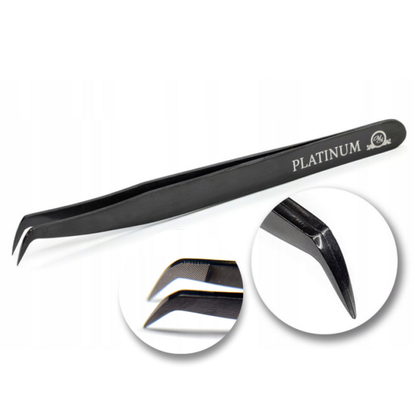 Пінцет Black Laser PLATINUM