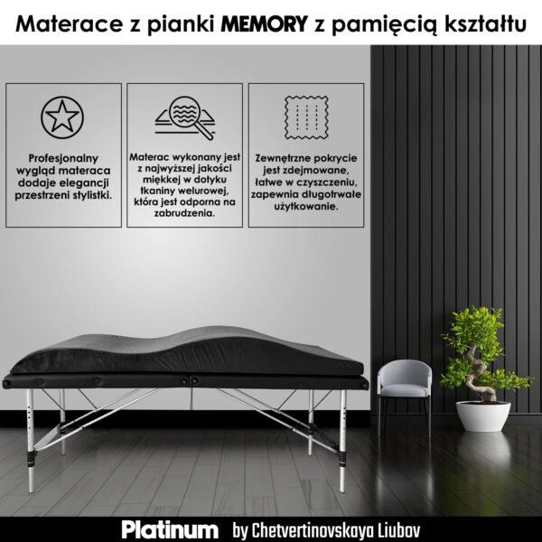 MEMORY FOAM Cosmetic Mattress PLATINUM - Image 2