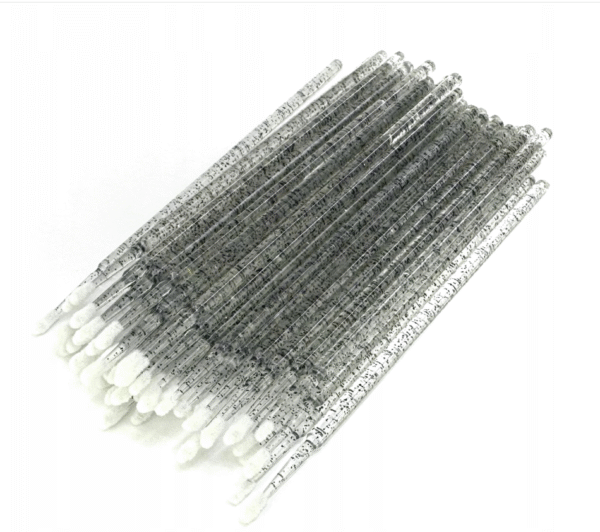 Mikroaplikatory Bezwłókienkowe Microbrush do Rzęs 100 szt. PLATINUM - obrazek 5