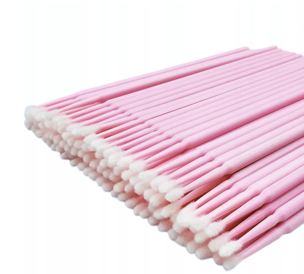 Mikroaplikatory Bezwłókienkowe Microbrush do Rzęs 100 szt. PLATINUM - obrazek 4