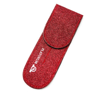 Case for 2 tweezers (glitter) PLATINUM