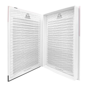Ready Fan Eyelash Clusters 3D Curl C MIX 7–14 mm 1600 fans PLATINUM