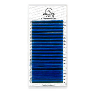 Color Eyelash Extensions Navy Blue PLATINUM 0.07 CC MIX 8–14 mm