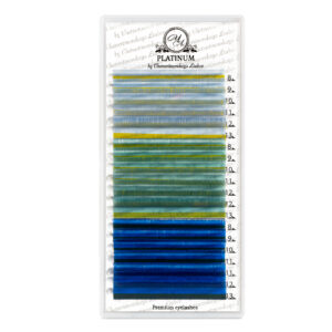Color Lash Extensions MIX “Ocean Depths” PLATINUM 0.07 MIX 8–13 mm