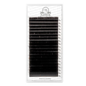Dark Choco Eyelash Extensions Сurl B Mix 20 lines PLATINUM