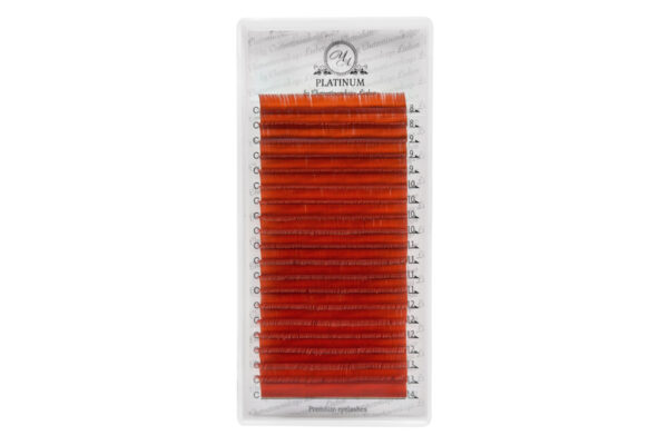 Rzęsy Kolorowe Marsala PLATINUM 0,07 C MIX 8–14 mm