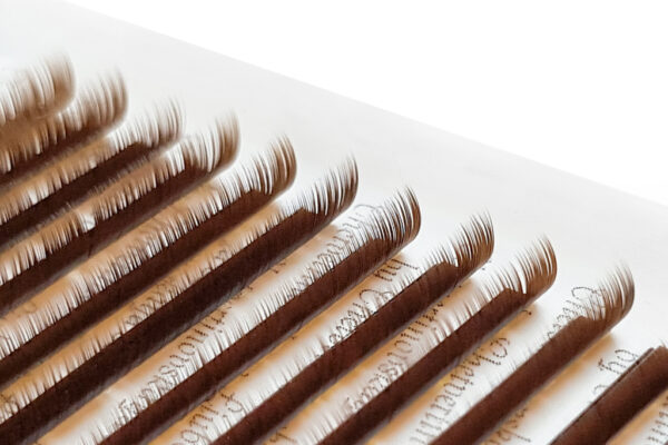 Brown Eyelash Extensions Сurl C Mix 20 lines PLATINUM - Image 6