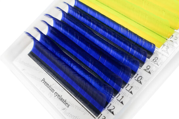 Neon Color Eyelash Extensions PLATINUM 0.07 MIX 8–13 mm - Image 3