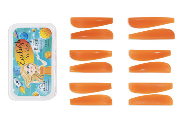 Orange Silicone Rollers (6 pairs)PLATINUM - Image 4