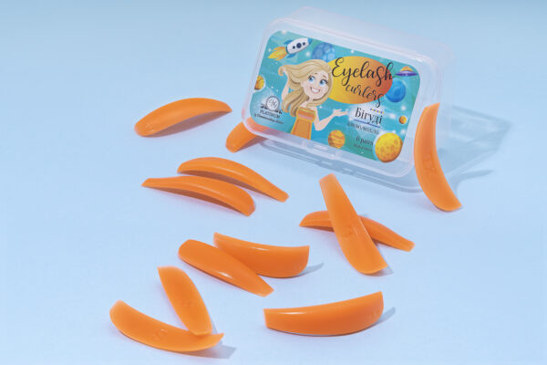 Orange Silicone Rollers (6 pairs)PLATINUM - Image 3