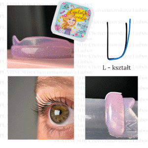 Silicone rods for lash lamination Candies Twist 4 pairs S, S+, M, M+ PLATINUM