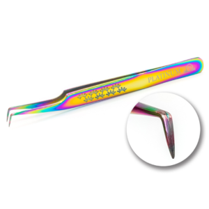 Пінцет ET 15 Multicolor Lash PLATINUM