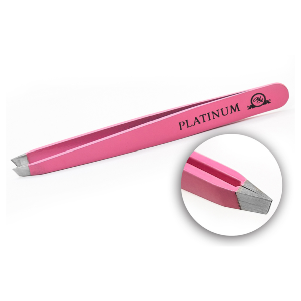 Professional Eyebrow Tweezers PLATINUM - Image 2