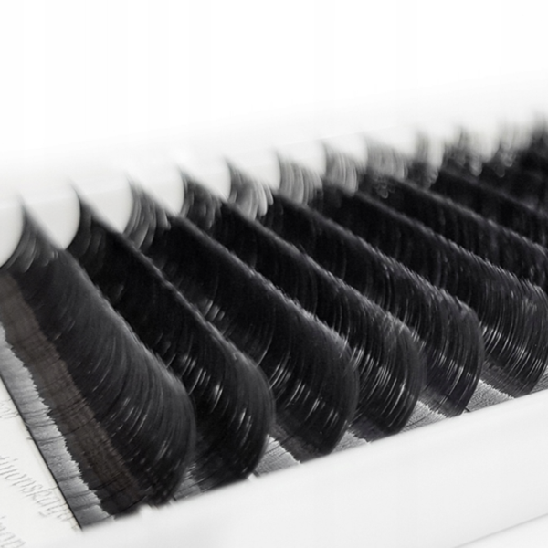 Schwarze Wimpernverlängerung Schwung D Mix 20 Linien PLATINUM – Bild 10