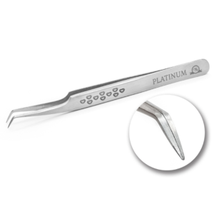 Tweezers ET 45 Heart PLATINUM