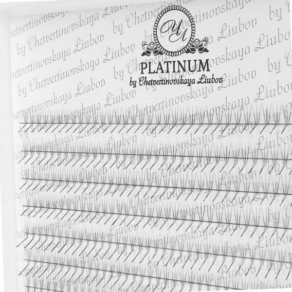 Ready Fan Eyelash Clusters 3D Curl L MIX 7–14 mm PLATINUM - Image 6
