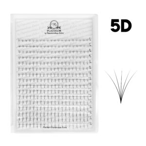 Готовые Пучки Ресниц 5D Изгиб C MIX 7–14 мм PLATINUM