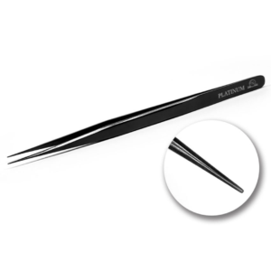 Long straight black tweezer PLATINUM