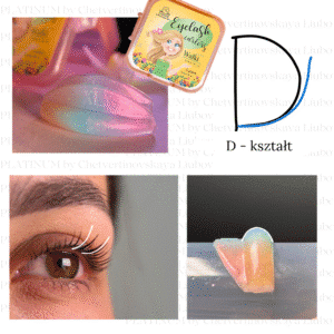 Silicone rods for lash lamination Curles 5 Pairs PLATINUM