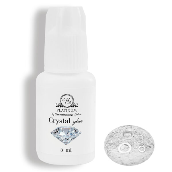 Клей Crystal 5ml для нарощування вій PLATINUM