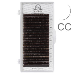 Dark Choco Eyelash Extensions Сurl CC Mix 20 lines PLATINUM