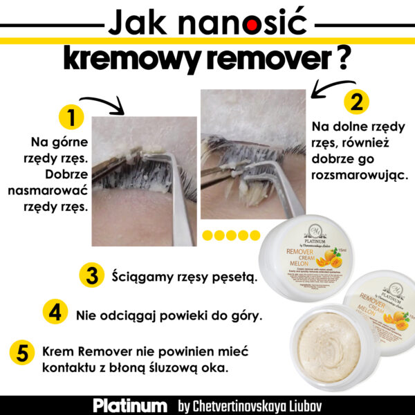 Cream Remover 15ml PLATINUM - Image 4