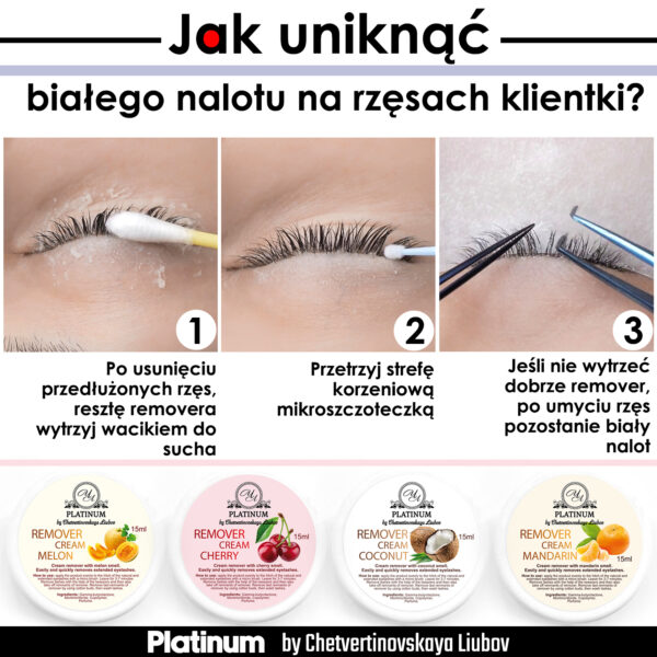 Cream Remover 15ml PLATINUM - Image 2
