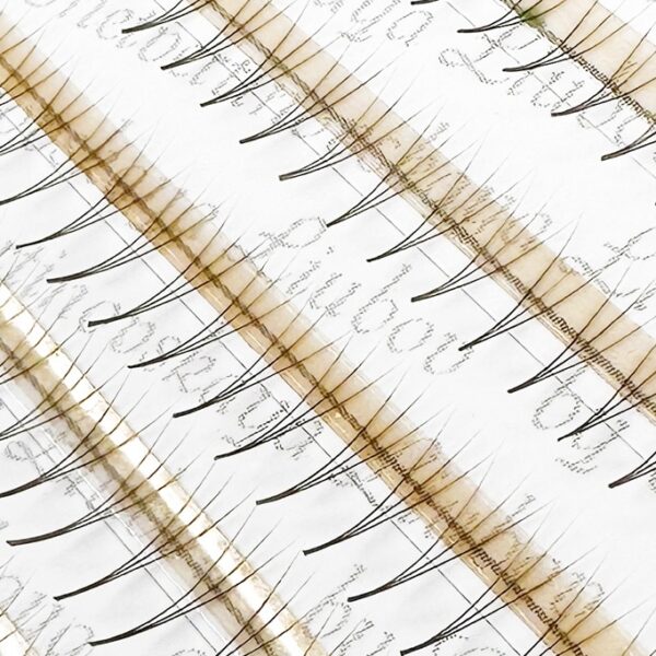 Dark Choco Ready Fan Eyelash Clusters 3D Curl C MIX 7–14 mm PLATINUM - Image 2