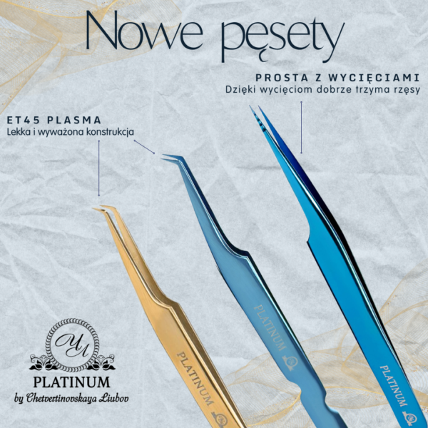New Tweezers ET 45 Plasma PLATINUM - Image 3