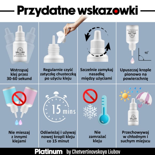 Sunrise клей для нарощування вій Platinum - Зображення 4