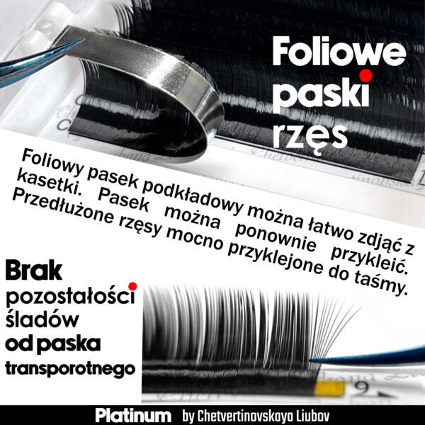 Dark Choco Eyelash Extensions Сurl С Mix 20 lines PLATINUM - Image 7