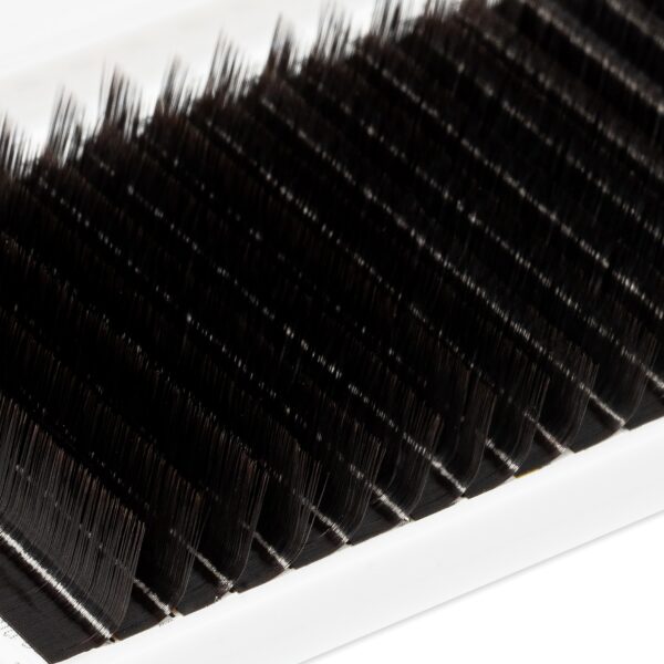 Dark Choco Eyelash Extensions Сurl B Mix 20 lines PLATINUM - Image 9