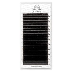 Dark Choco Eyelash Extensions Сurl M Mix 20 lines PLATINUM