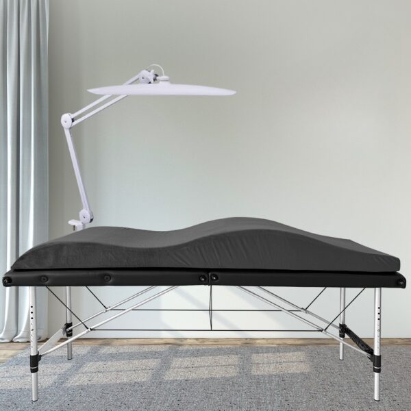 Set №7: Klappbare Kosmetikliege 60 cm + Memory-Schaum-Matratze + Schattenfreie LED-Lampe PLATINUM – Bild 2