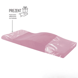 Materac anatomiczny kosmetyczny Memory Foam PLATINUM – Różowy