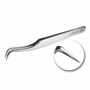 Пинцет для наращивания ресниц Strong Mini PLATINUM