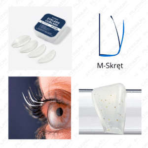 Силиконовые валики для ламинирования ресниц M-Curl 4 пары PLATINUM