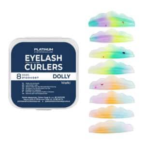 Silikon-Wimpernrollen Dolly für die Wimpernlaminierung – 8 Paar PLATINUM